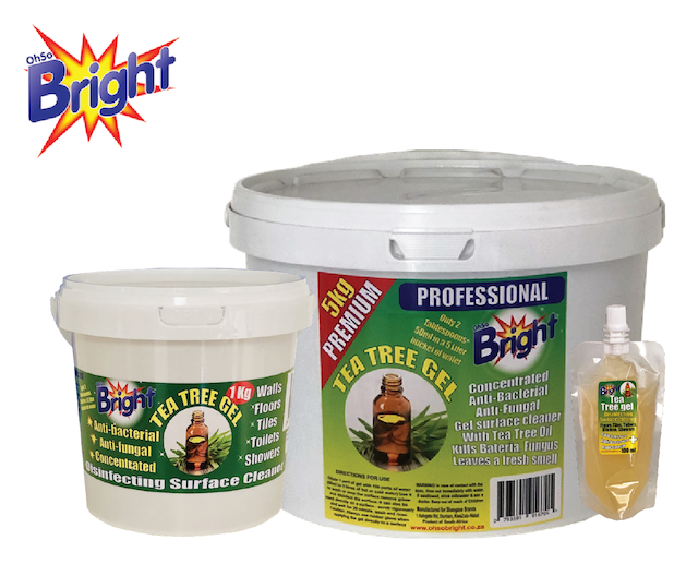 OhSoBright tea tree cleaning gel range 