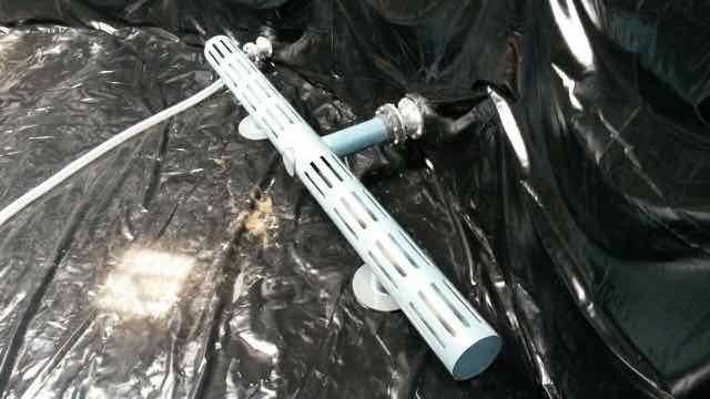 Rainwater diffusor and floating suction