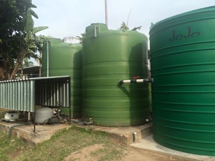 Backup water system for a Factory