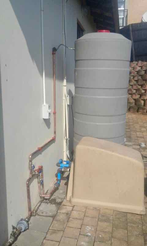 Backup water system for Gusthouse