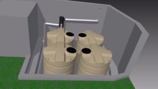 Rainwater transport and storage system