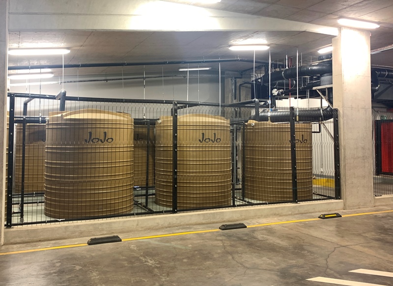 Rainwater Harvesting system at Hospital in Gauteng