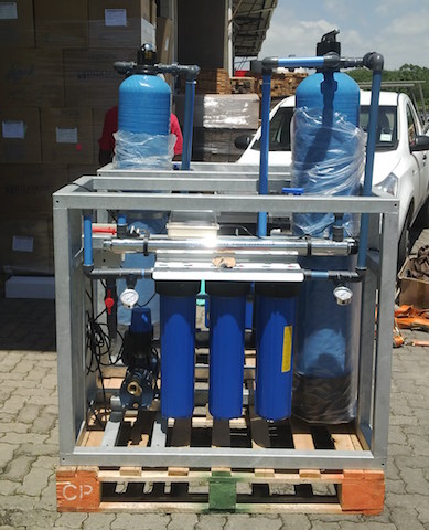 Package rainwater plant for Mozambique